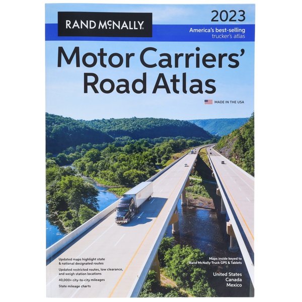 Rand Mcnally 2023 Motor Carrier Road Atlas 528026410